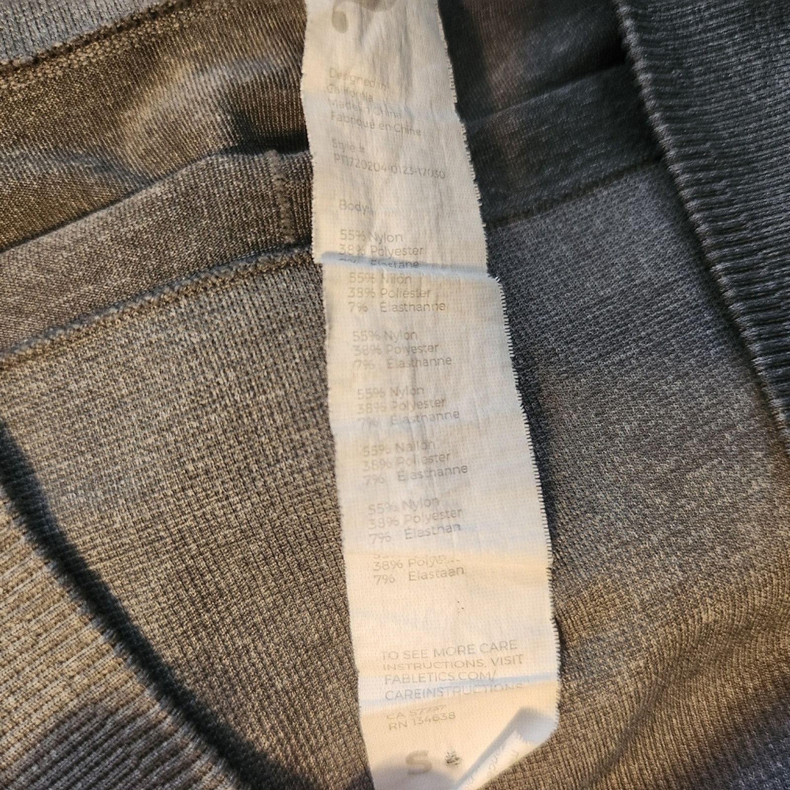 Fabletics Fabletics Seamless Gray Legging full length small Size 28" / US 6 / IT 42 - 9 Thumbnail