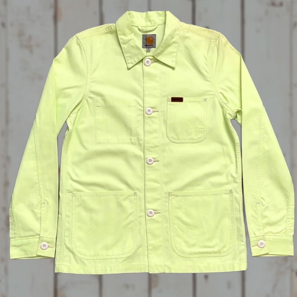 Carhartt Carhartt WIP Work In Progress X’ Fynn Chore Neon Workwear Garden Jacket M Unisex Adults Jacket Mens 2010s, Workwear, Chore, Cotton, See Photos Size US M / EU 48-50 / 2 - 1 Thumbnail