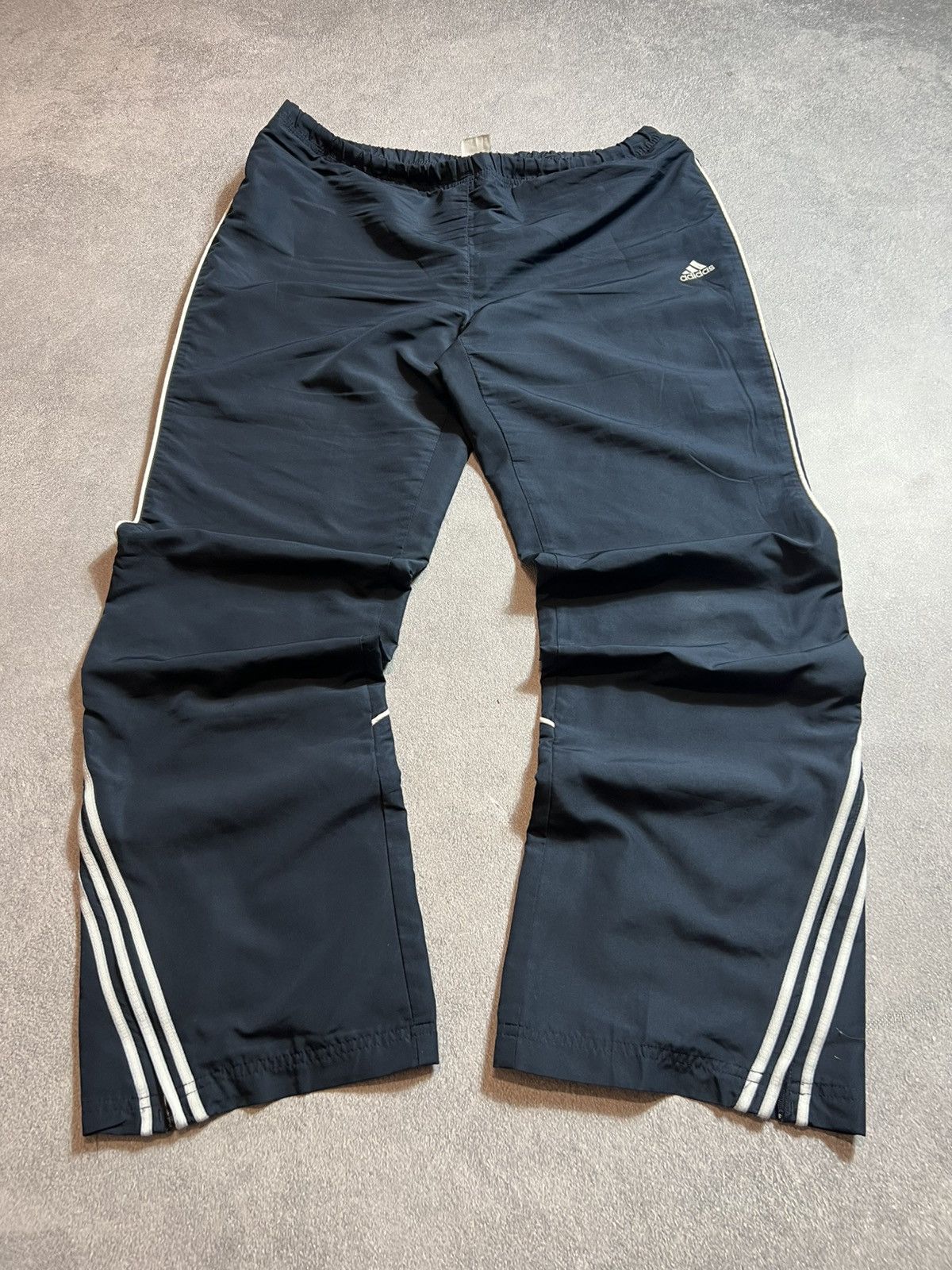 Adidas ? Adidas Balenciaga Style Baggy Track Pants Hype Nylon 