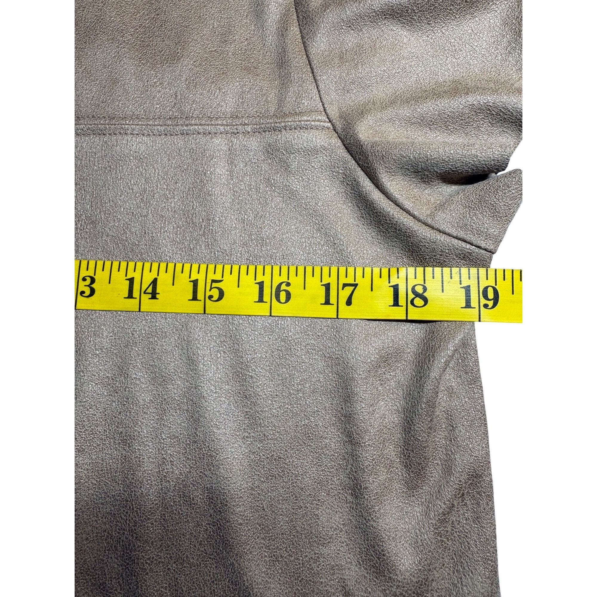 Other Lavender Brown Women Suede T-Shirt Dress Tan S Minimalist, Q Size S / US 4 / IT 40 - 6 Thumbnail