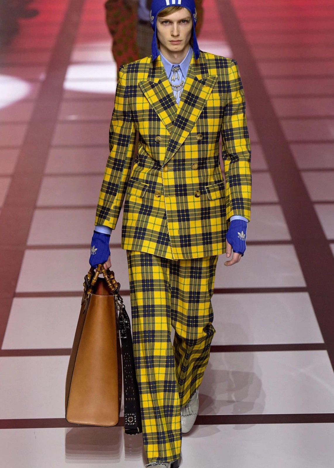Gucci Gucci Straight-Leg Checked Tartan Cotton Trousers 44 Size US 44 / EU 60 - 8 Thumbnail
