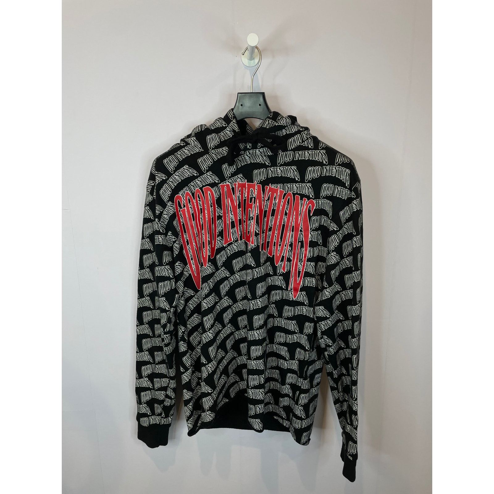 Vlone VLONE Nav Good Intentions All Over Hoodie Used Large Size US L / EU 52-54 / 3 - 2 Thumbnail