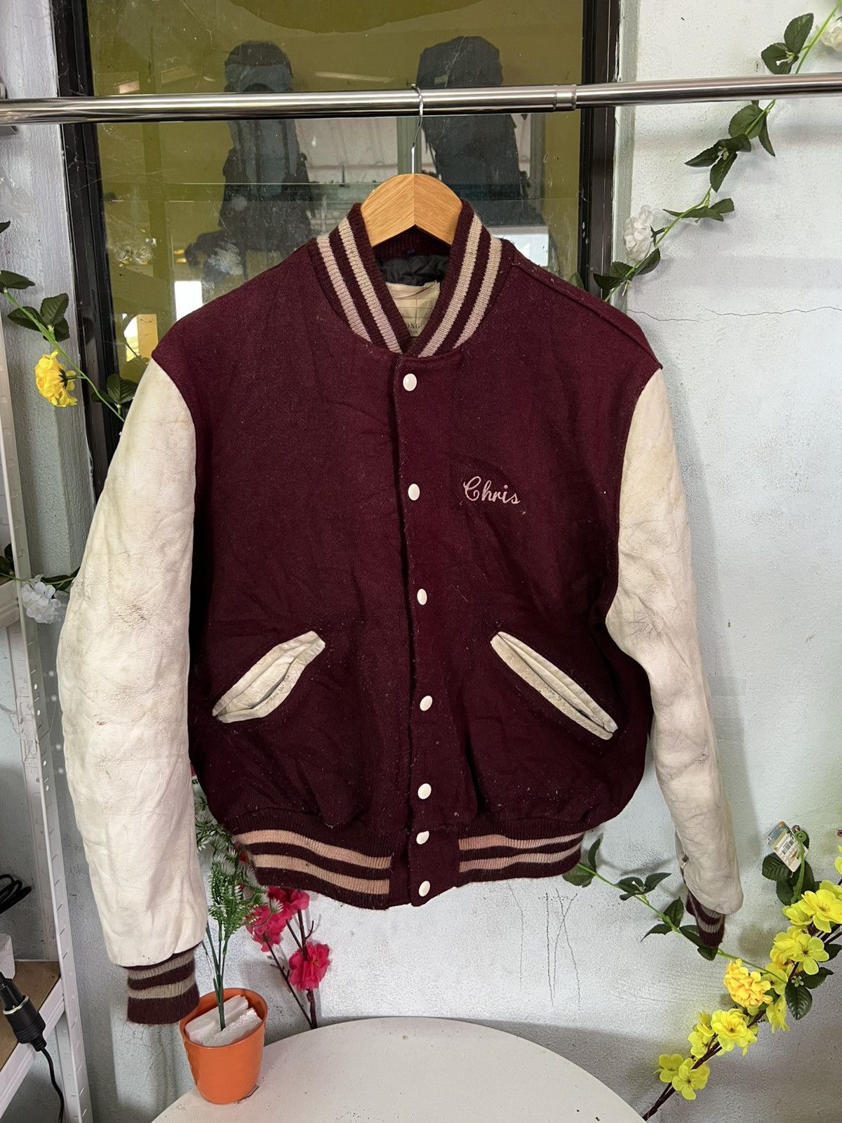 Delong × Vintage Vintage Delong Varsity Jacket Size US L / EU 52-54 / 3 - 2 Thumbnail