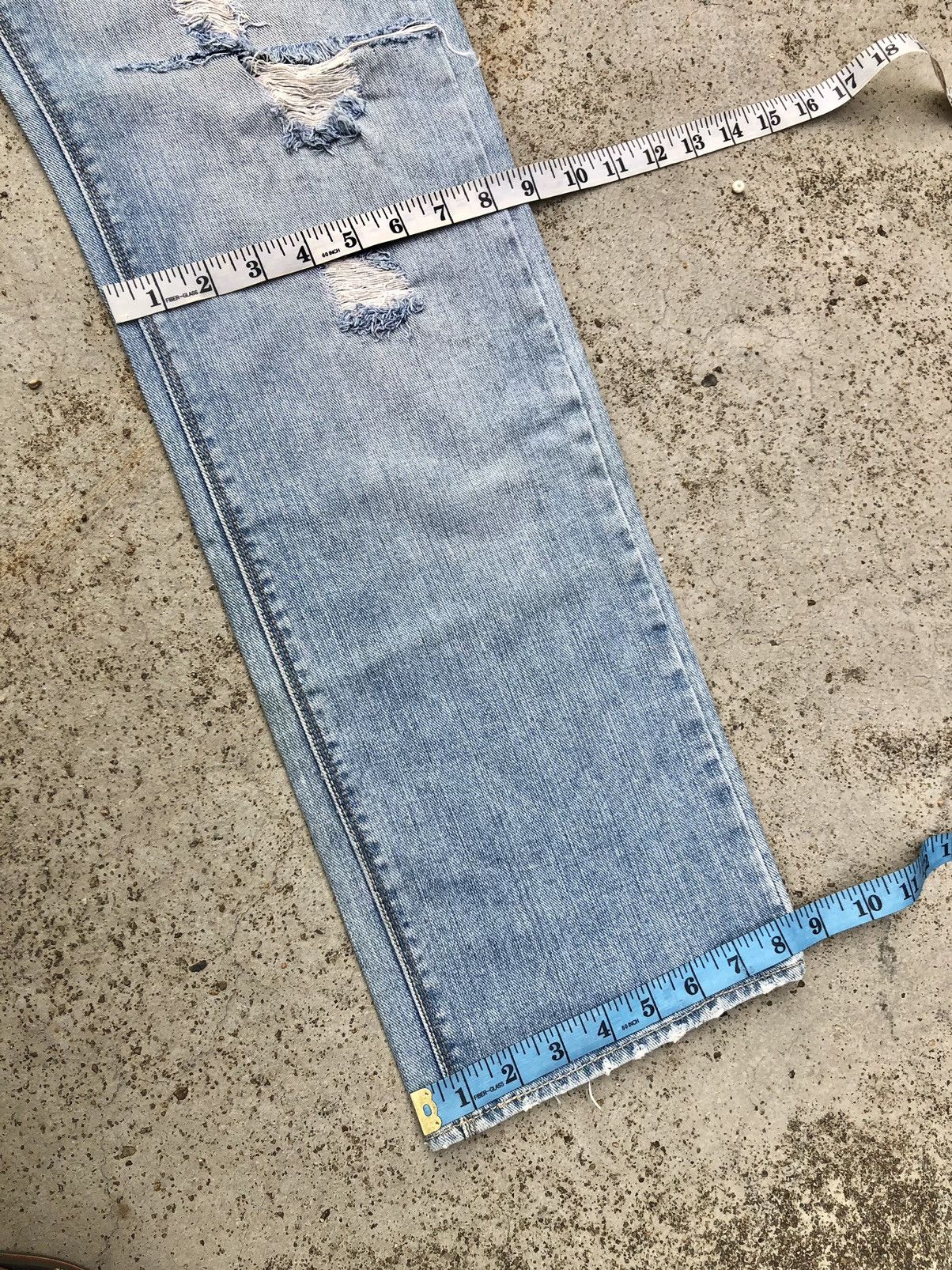 Vintage DISTRESSED DENIM BY ARIZONA JEANS Size US 30 / EU 46 - 8 Thumbnail
