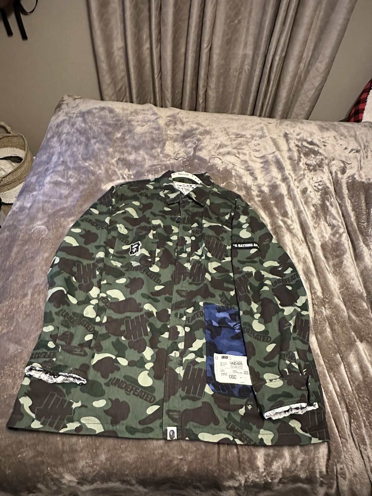 Bape × Undefeated Bape x Undefeated Color Camo Flannel Jacket Size US XXL / EU 58 / 5 - 3 Thumbnail