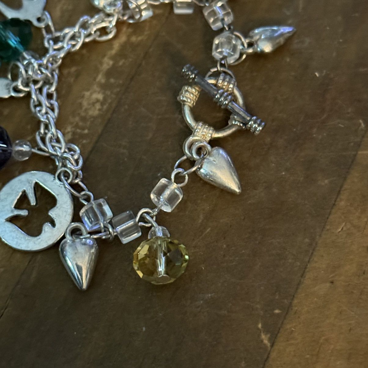 Other Silver tone love charm bracelet Size ONE SIZE - 4 Thumbnail