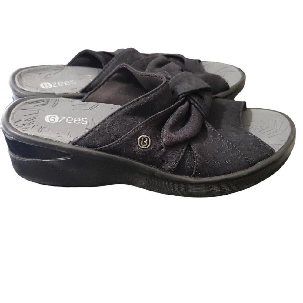 Designer BZees Ladies Slide Wedge Open Toe Slider 9 Size US 9 / IT 39 - 2 Thumbnail