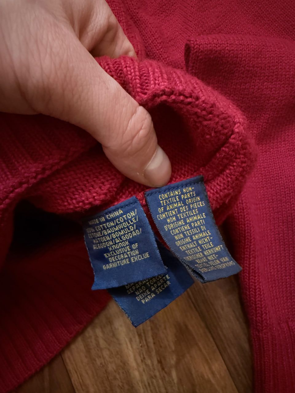 Polo Ralph Lauren Polo Ralph Lauren Quarter Zip Sweater Size US L / EU 52-54 / 3 - 3 Thumbnail