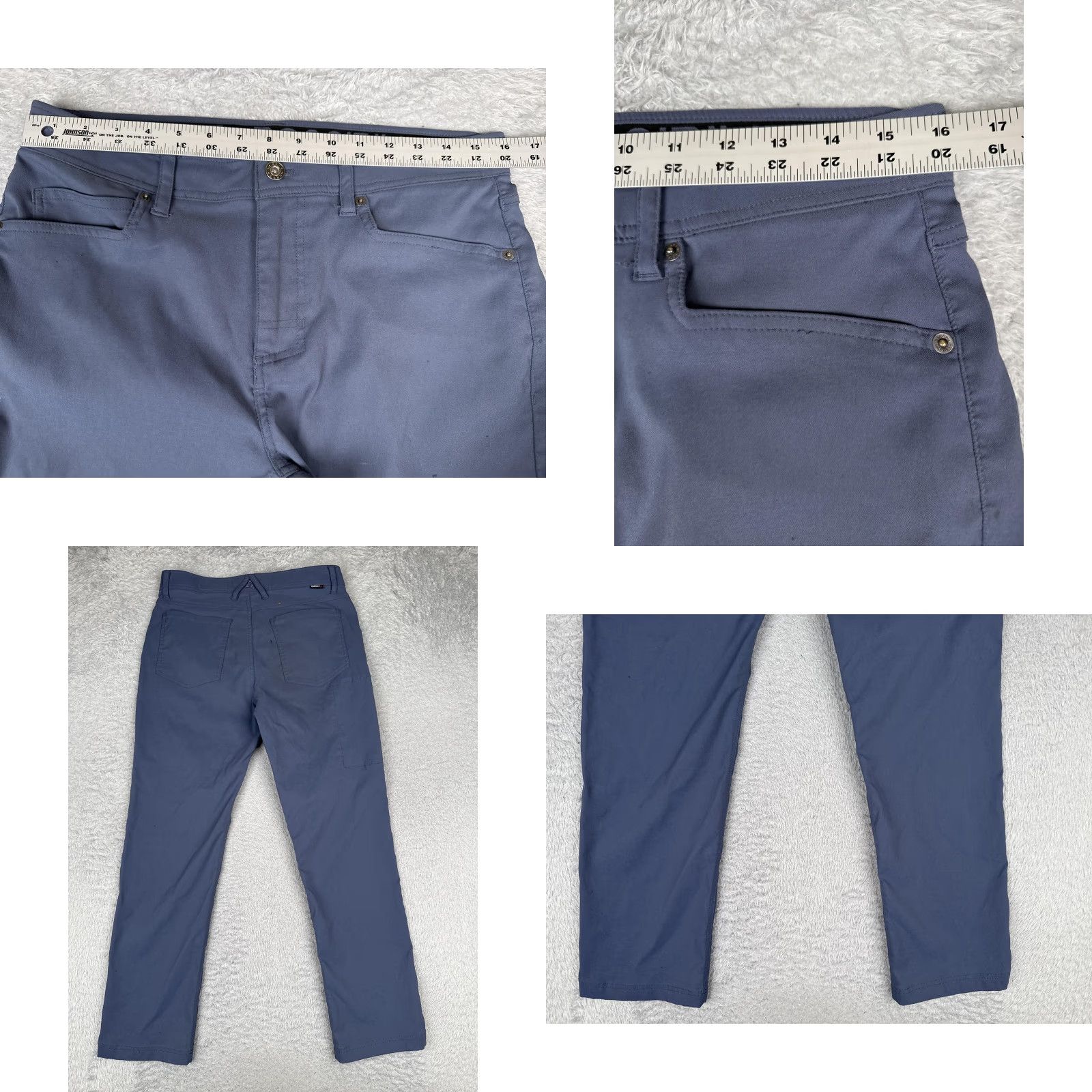 Vintage Gerry Pants Mens 32x32 Blue Nylon Stretch Hiking Walking Outdoor Travel Casual Pants Size US 32 / EU 48 - 9 Thumbnail