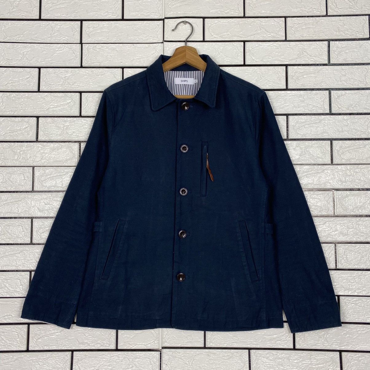 SHIPS 🔥VINTAGE BUTTON CHORE JACKET SHIPS ISSEY MIYAKE Size US M / EU 48-50 / 2 - 1 Thumbnail