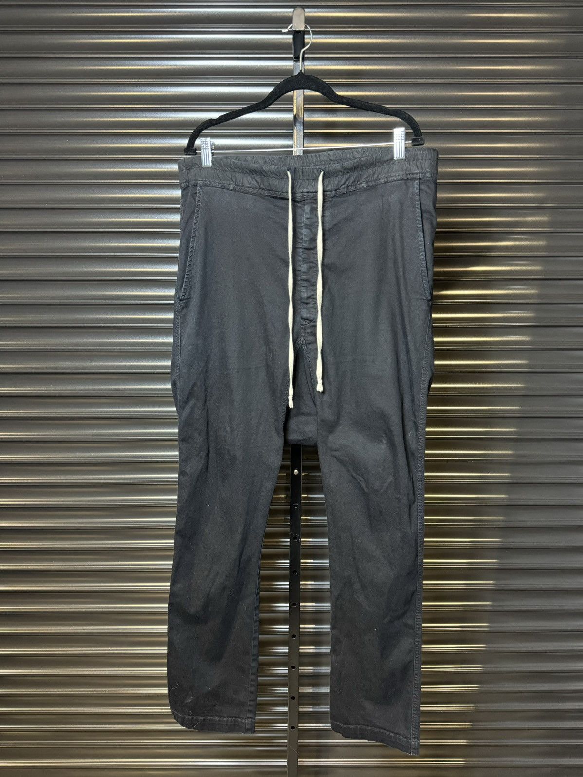 Rick Owens Rick Owens DRKSHDW Drop Crotch Black Pants - Large Size US 36 / EU 52 - 1 Thumbnail