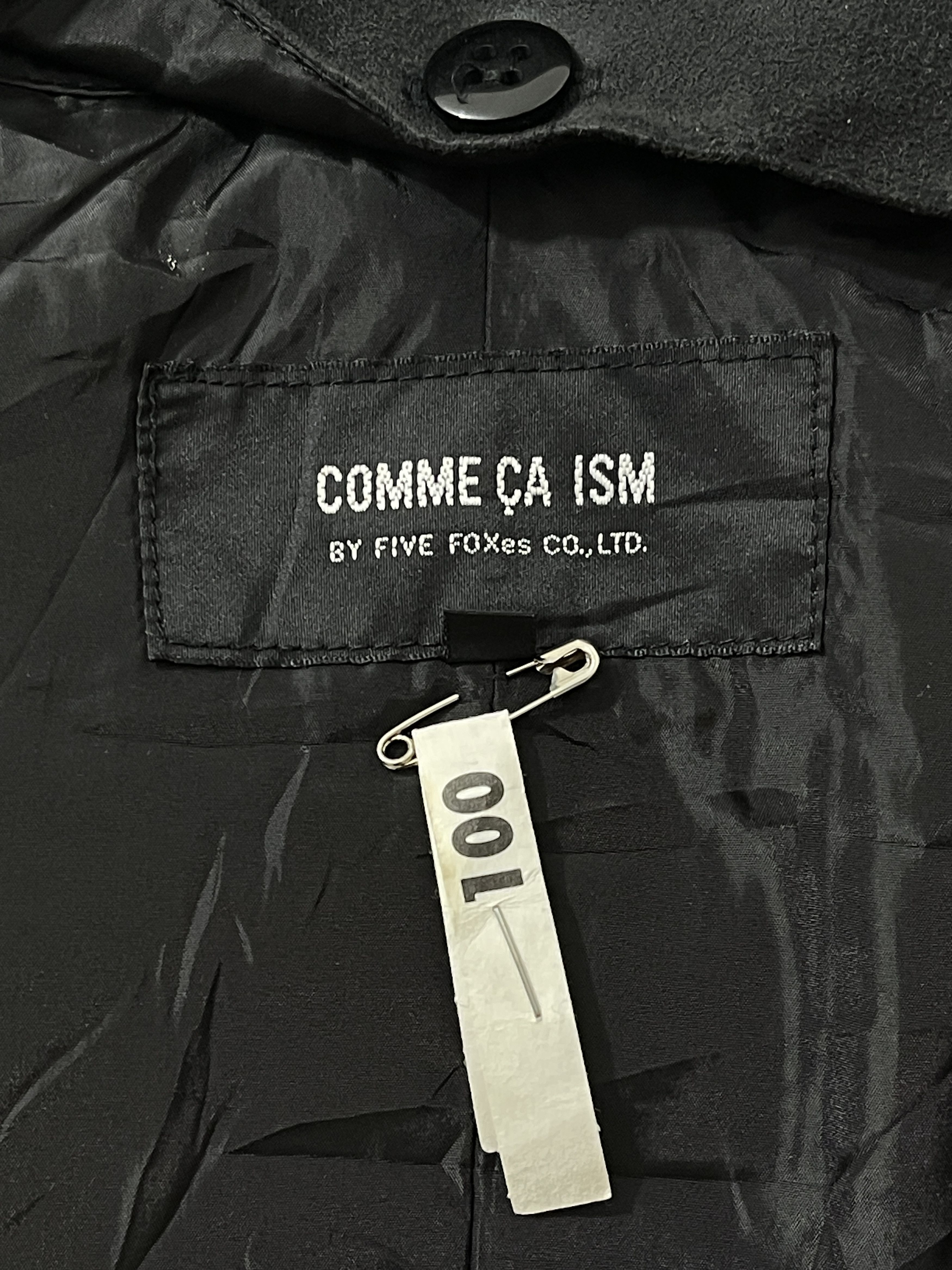 Japanese Brand COMME CA ISM Japan Archive Fur Vkei Style Jacket Size US XL / EU 56 / 4 - 4 Thumbnail