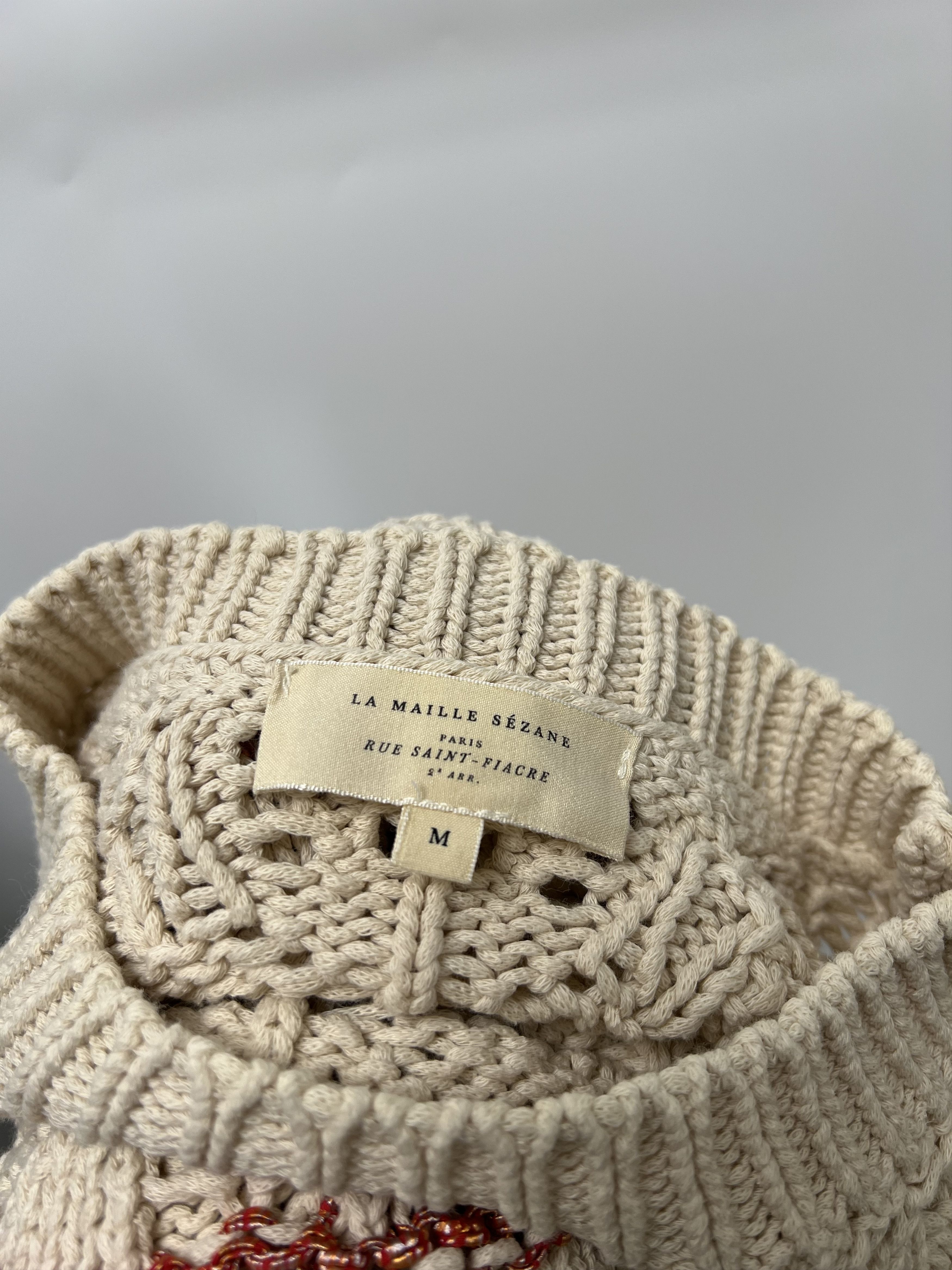 Sezane Sezane Knitted Sweater With Ruffles Size M Made in Italy Size M / US 6-8 / IT 42-44 - 10 Thumbnail