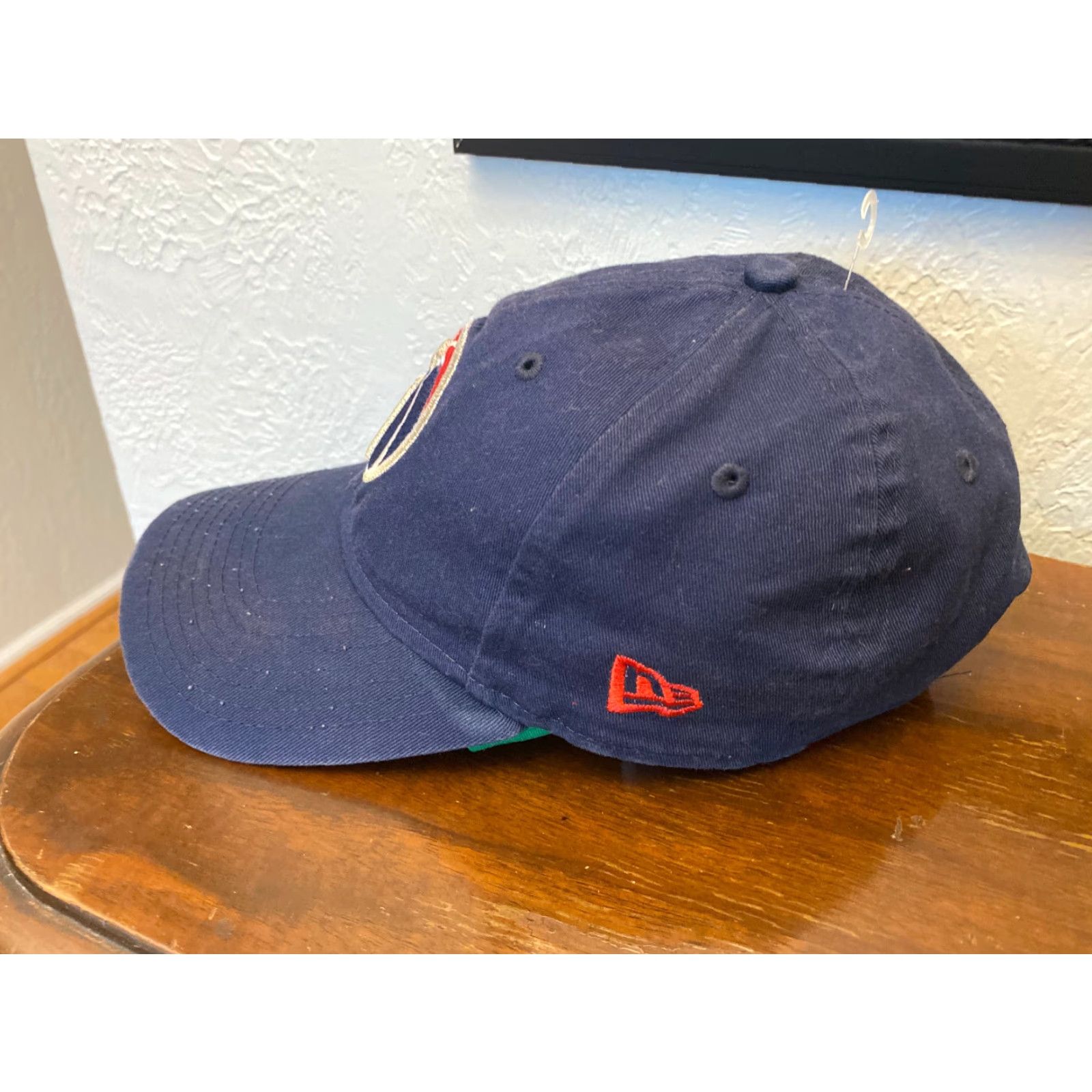 New Era VINTAGE Washington Wizards Logo New Era Strapback Hat Blue 9 Twenty Unisex Adults Adjustable Twill Cotton Baseball Cap 90s Basketball Mens/Womens Size ONE SIZE - 2 Thumbnail