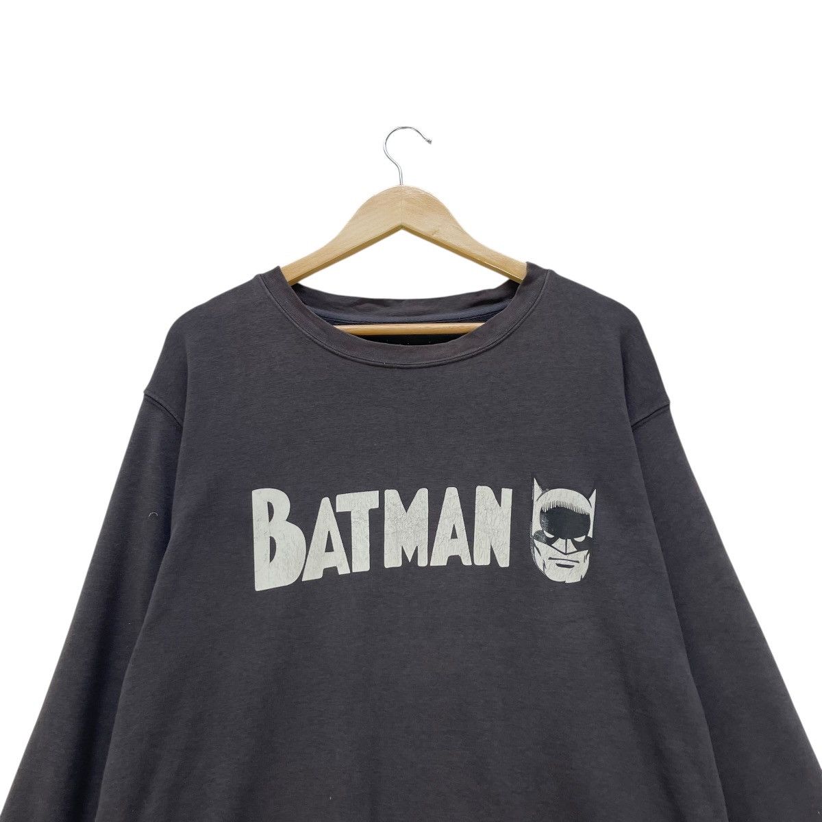 Cartoon Network 💥Batman Big Logo Crewneckneck Pullover Sweatshirt Size US M / EU 48-50 / 2 - 3 Thumbnail
