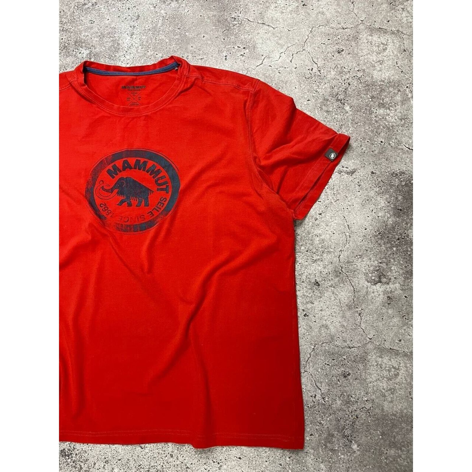 Mammut × Vintage Mammut Red T-Shirt Outdoor Hiking Sportswear Tee Size US XL / EU 56 / 4 - 3 Thumbnail