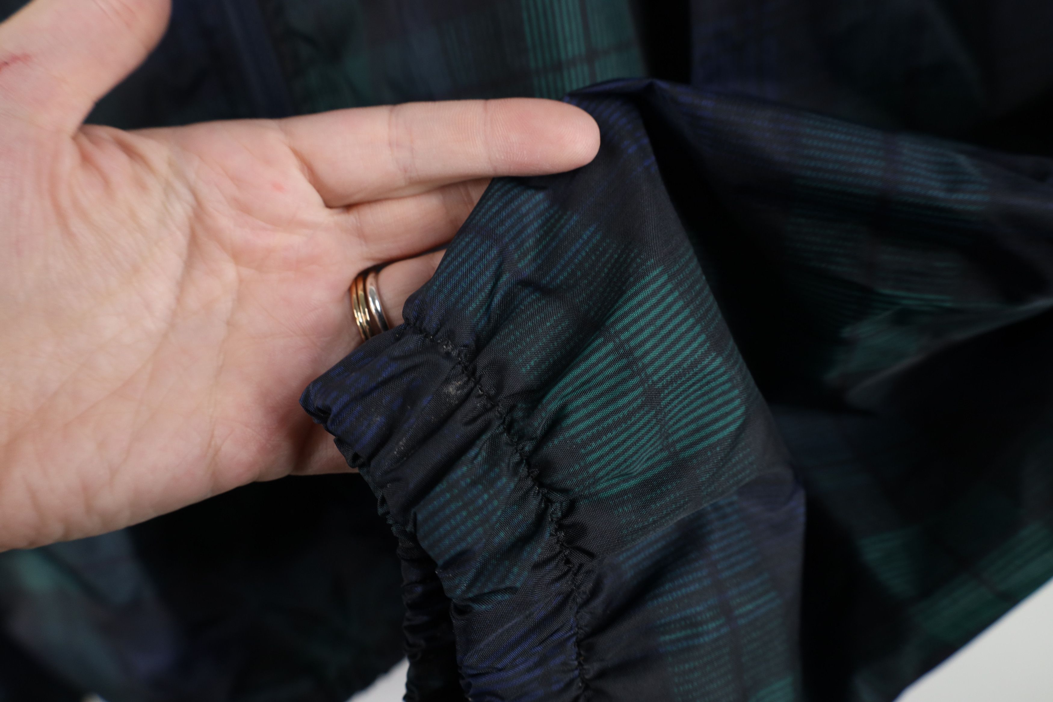 Vintage Vintage 90s Streetwear Full Zip Windbreaker Jacket Plaid Size US L / EU 52-54 / 3 - 6 Thumbnail