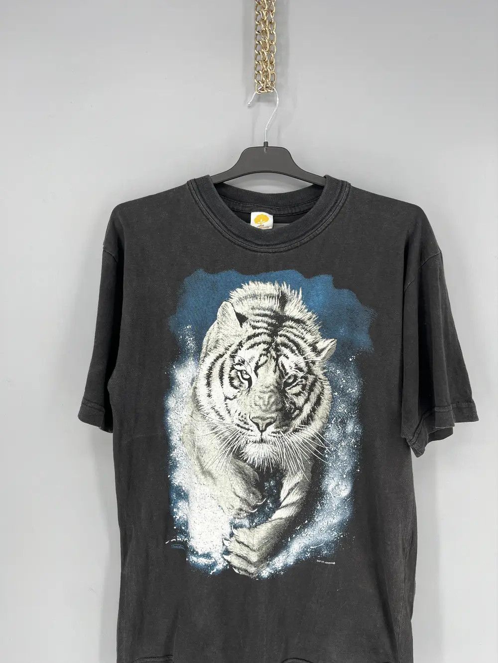 Other Vintage Y2K 90s Tiger Face Boxy Fit Tee Zip It London Size US L / EU 52-54 / 3 - 6 Thumbnail