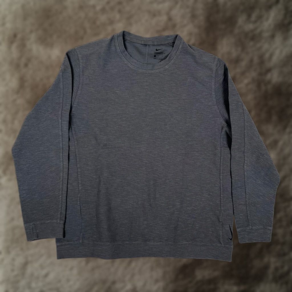 Nike VINTAGE Nike Sweatshirt Mens XL Gray Standard Fit Pullover Swoosh Logo Light Size US XL / EU 56 / 4 - 1 Thumbnail