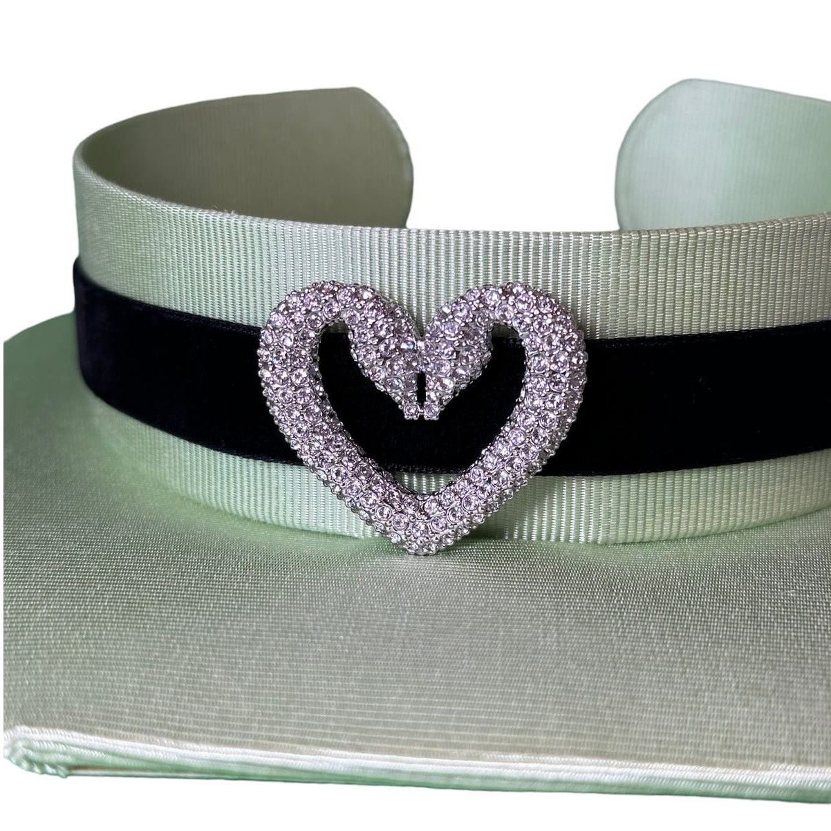 Swarovski Swarovski Una choker Swan Heart, White, Rhodium plated Size ONE SIZE - 4 Thumbnail