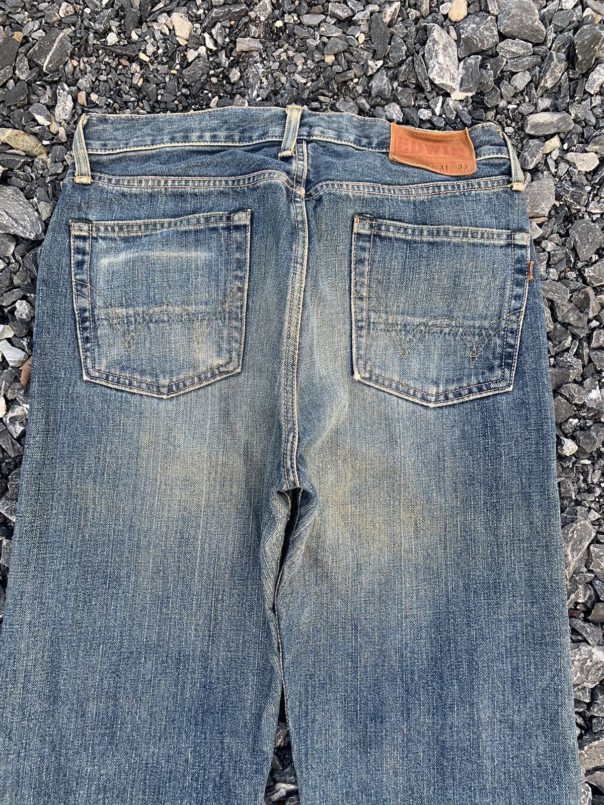 Kapital VINTAGE EDWIN 505XX SELVEDGE RUSTY JAPANESE DISTRESSED DENIM Size US 31 - 7 Thumbnail