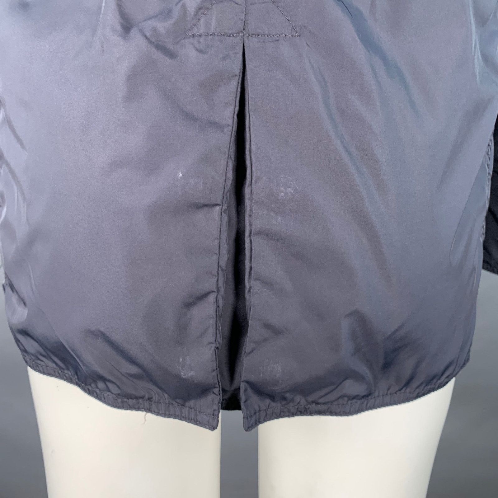 Moncler MONCLER Size M Navy Nylon Zip Buttons Windbreaker Jacket Size US M / EU 48-50 / 2 - 6 Thumbnail