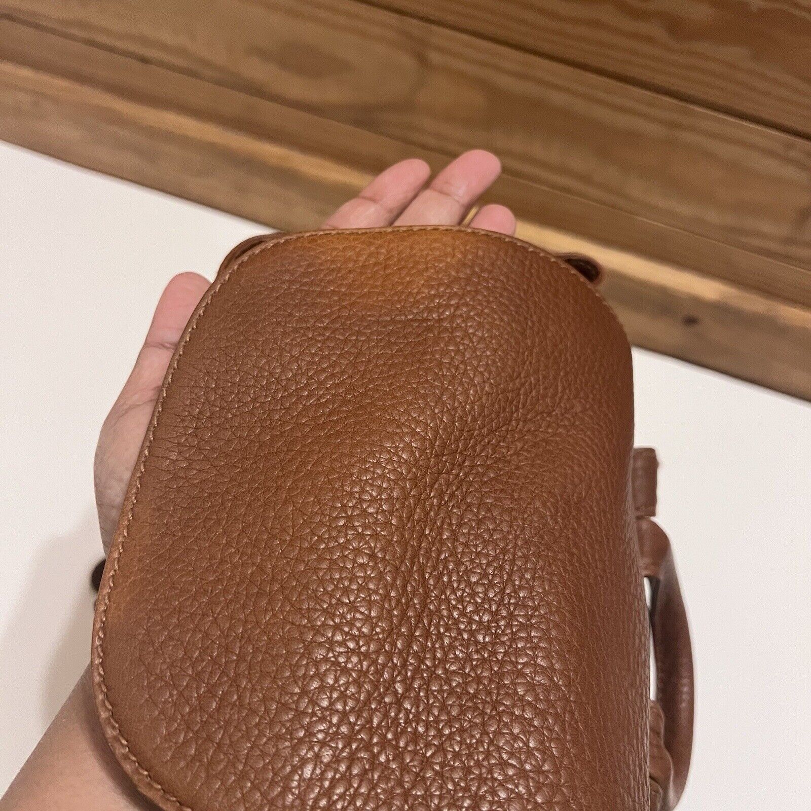 Coach VINTAGE 80’s Coach Sonoma Pebbled Leather Brown Backpack No: Size ONE SIZE - 7 Thumbnail