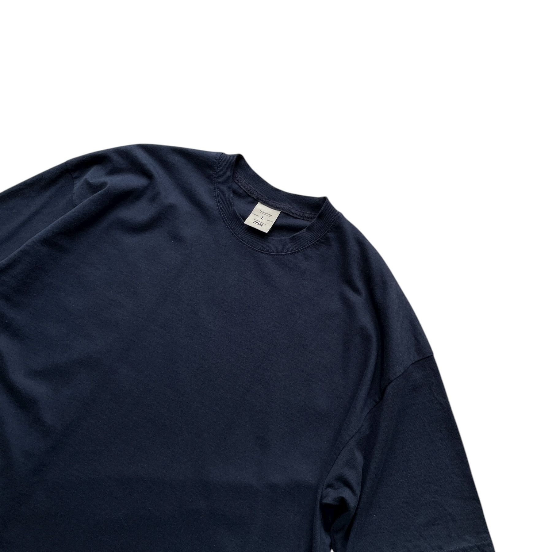 Japanese Brand Premium oversized cotton blank t-shirt Size US L / EU 52-54 / 3 - 3 Thumbnail