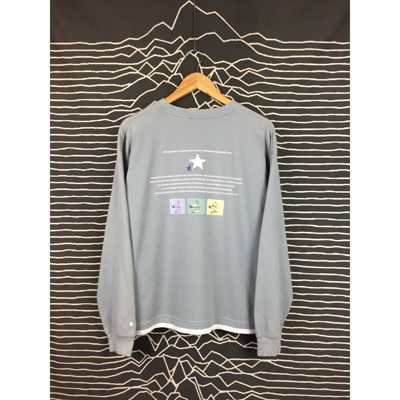 Converse × Vintage Converse America's Original Sport Brand Longsleeve Tee Size US M / EU 48-50 / 2 - 2 Thumbnail
