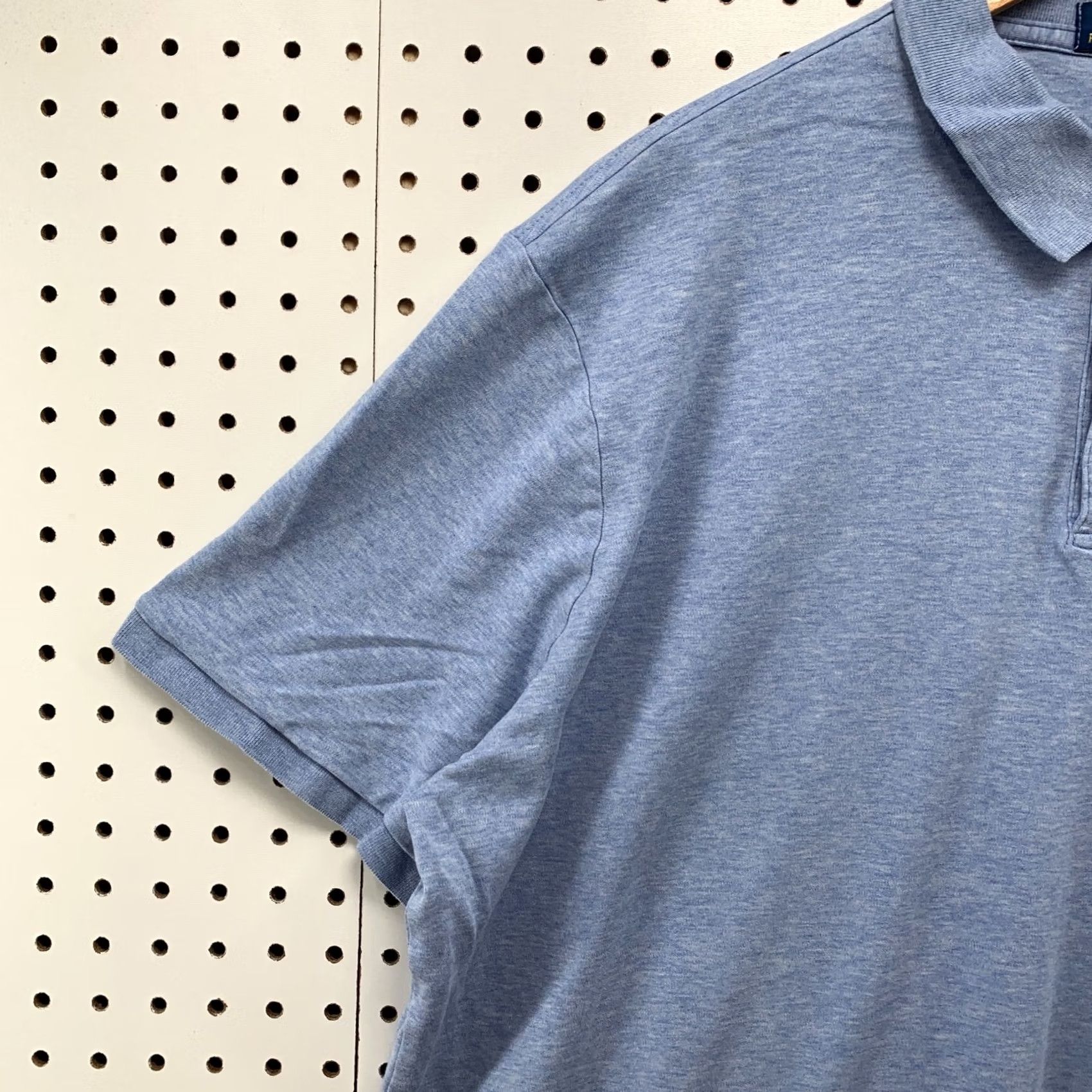 Polo Ralph Lauren Polo Ralph Lauren Polo Shirt Blue Classic Fit Mens XL Short Sleeve 27x27.5 Size US XL / EU 56 / 4 - 3 Thumbnail