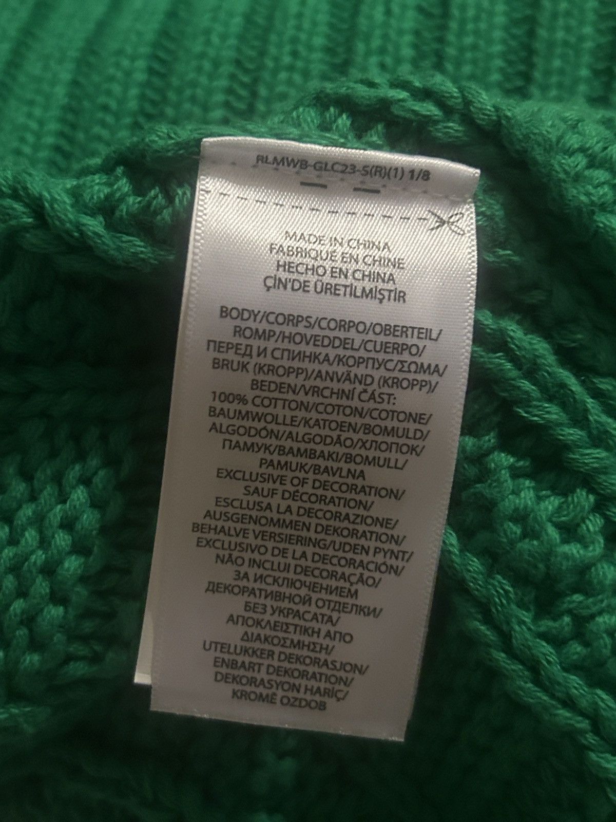 Polo Ralph Lauren Polo Ralph Lauren Aran-Knit Flag Cotton Sweater size M Size M / US 6-8 / IT 42-44 - 7 Thumbnail