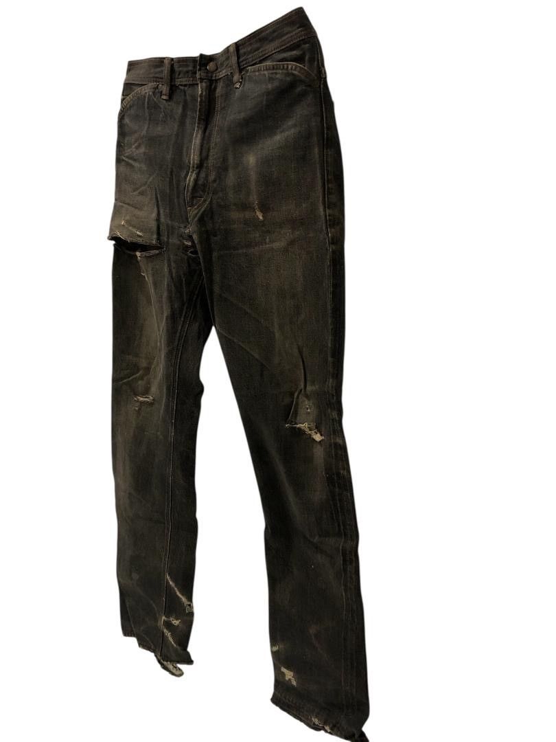 Japanese Brand Vintage Bathing Apes Distressed Denim Size US 29 - 3 Thumbnail