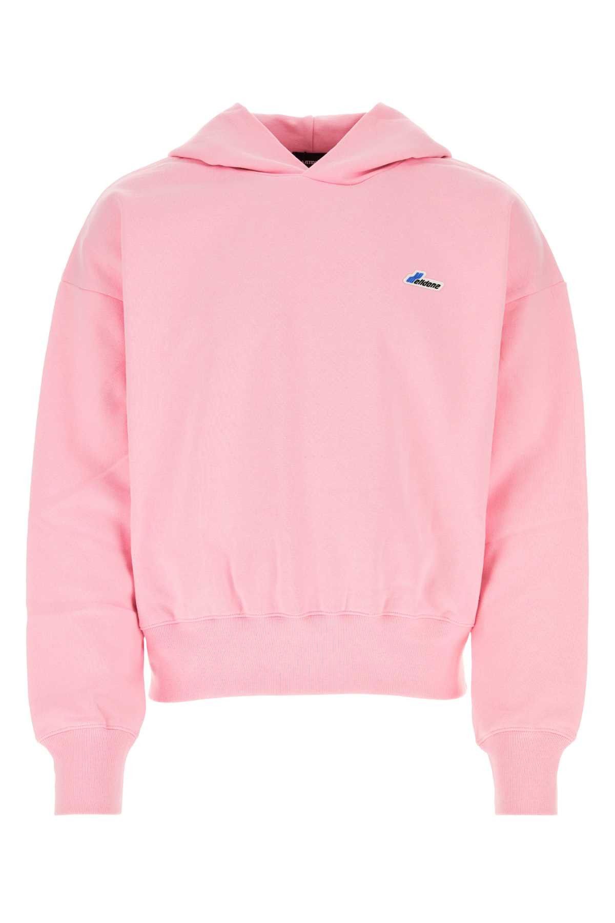 image of We11Done Pink Cotton Sweatshirt, Men's (Size Small)