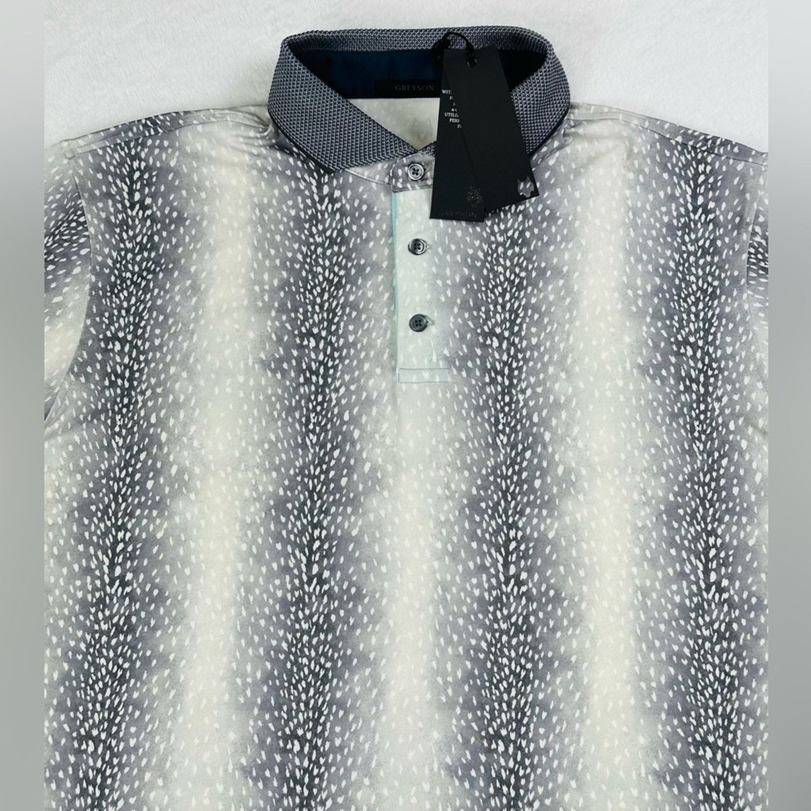 Other Greyson Men’s XL Artic Doe Eyed Golf Performance Polo Shirt Size US XL / EU 56 / 4 - 5 Thumbnail