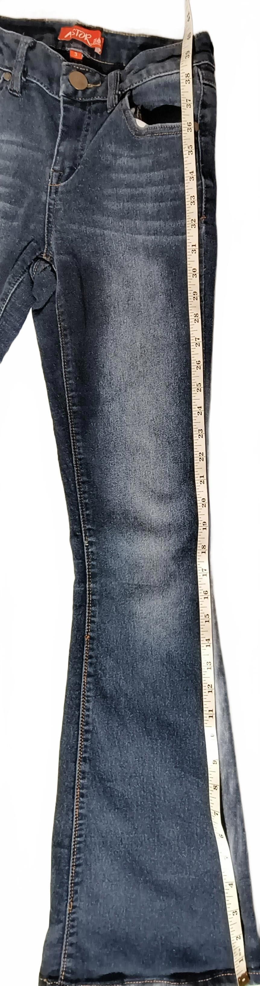 Designer Astor Women's Denim Bootcut Lowrise Blue Jeans Size 3 Size 24" / US 00 / IT 34 - 11 Thumbnail
