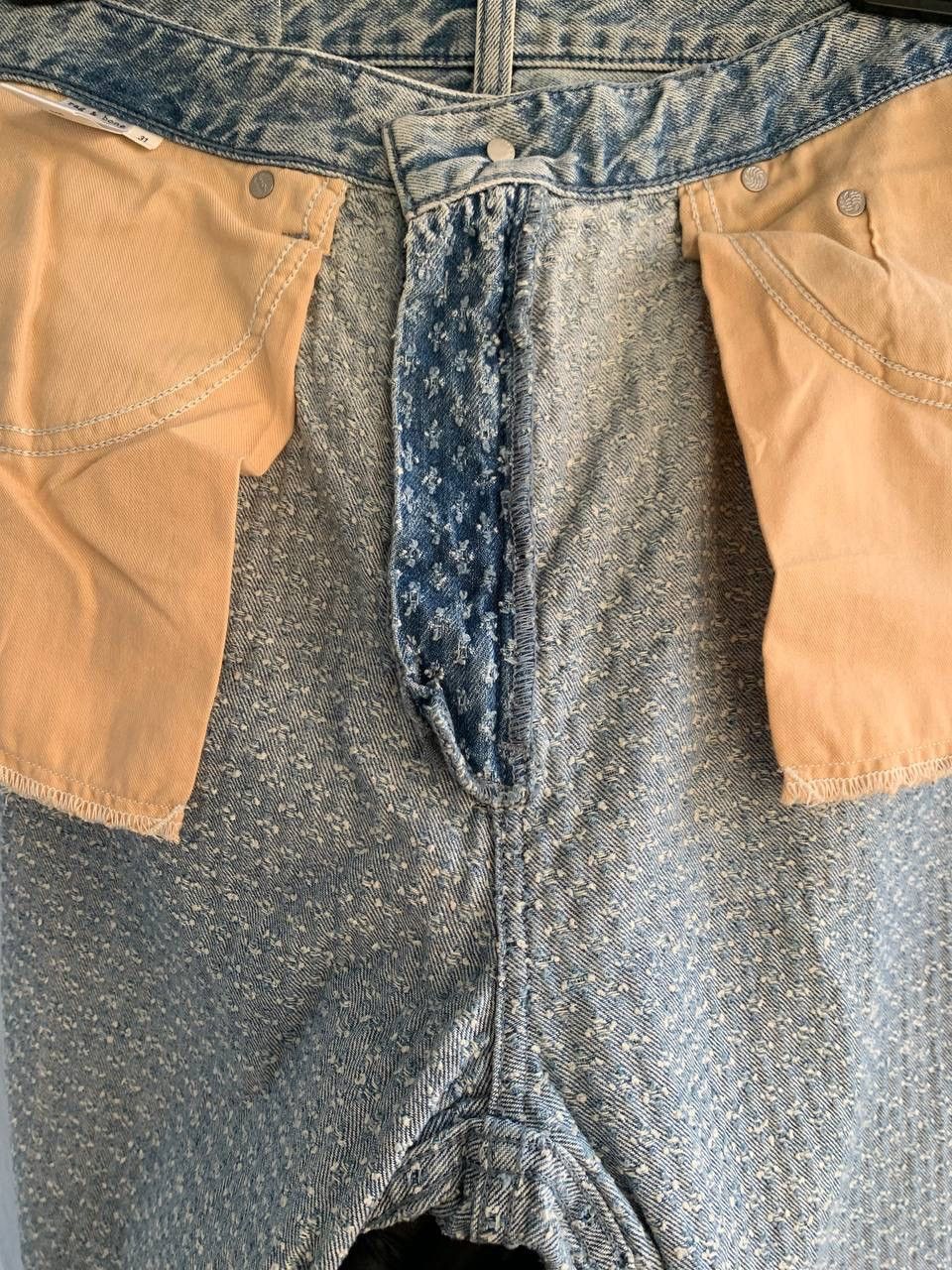 Japanese Brand × Rag & Bone Rag & Bone Logan Mid-Rise Wide Leg Indigo Tweed Denim Jeans Size US 31 - 6 Thumbnail