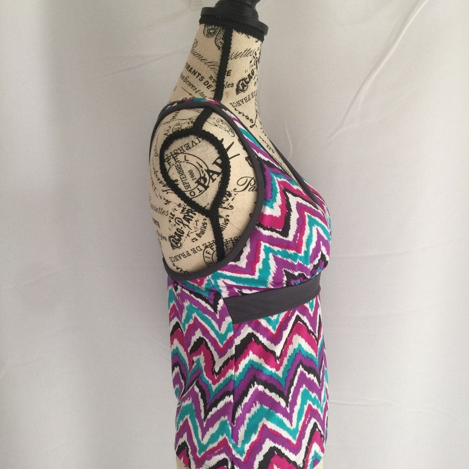 Free Country Free Country Women's Size Medium Swimsuit Top Racerback NEW Size ONE SIZE - 5 Thumbnail