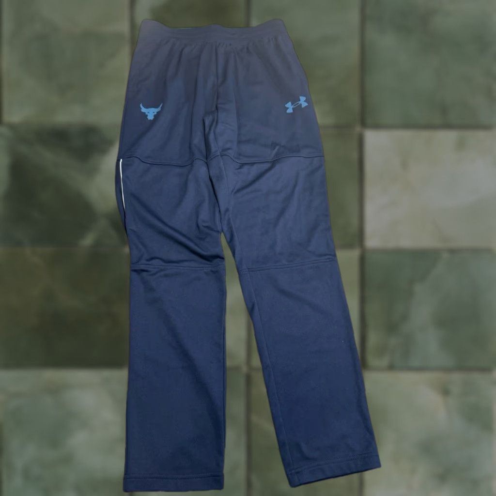 Under Armour Under Armour Sweatpants Men M Blue Project Rock Workout Performance Gym Pants Regular 29x30.5 Logo Mens Size US 31 - 1 Thumbnail
