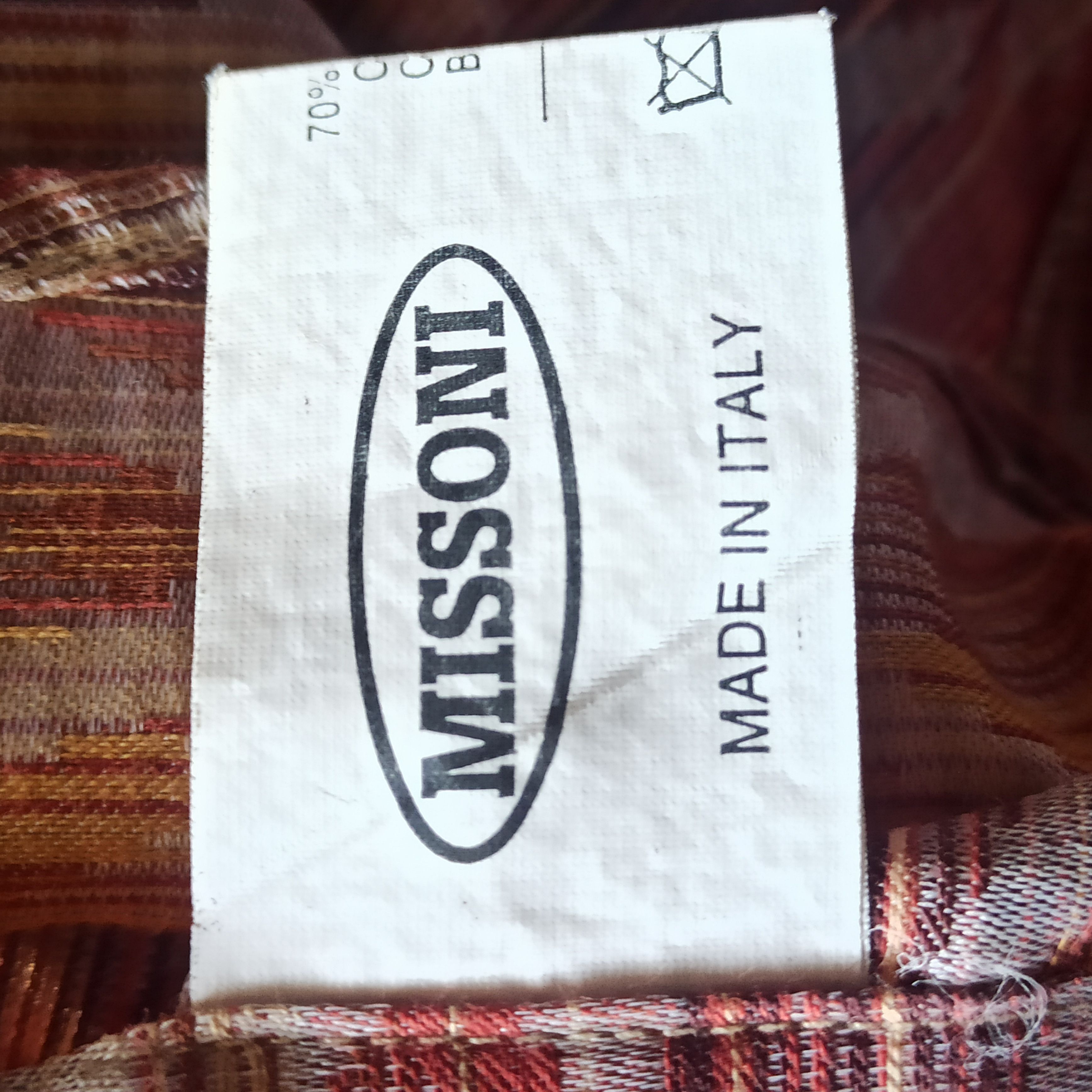 Missoni Rayon Shirt Missoni Size US M / EU 48-50 / 2 - 7 Thumbnail