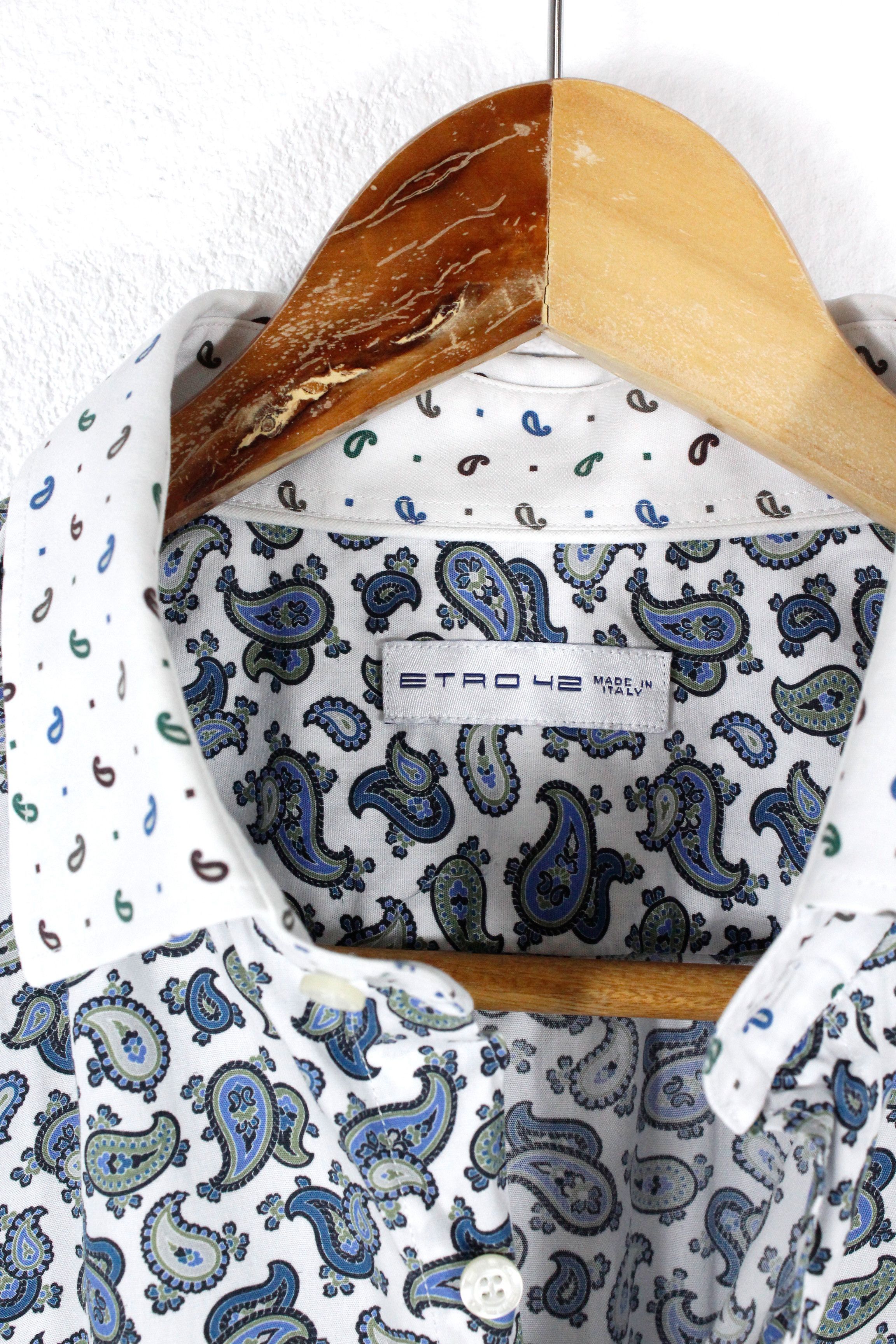 Etro Etro Paisley Pattern Printed Shirt 42 size NZ Size US L / EU 52-54 / 3 - 4 Thumbnail