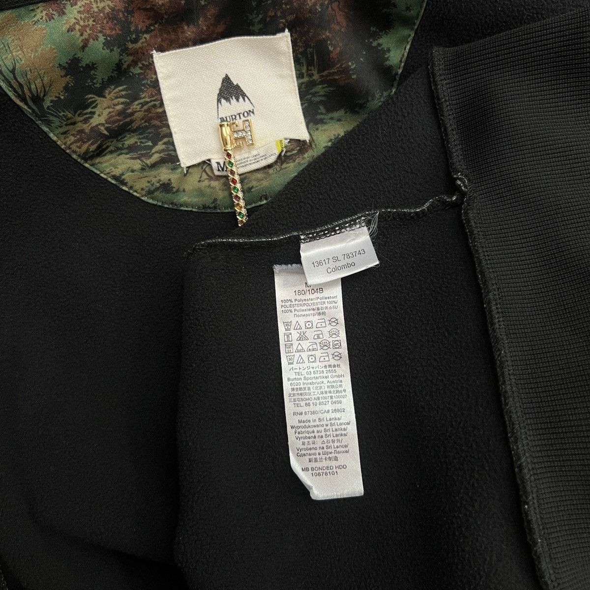 Burton BURTON Dryride Countryside Print Hooded Full Zip Jacket Size US M / EU 48-50 / 2 - 14 Thumbnail