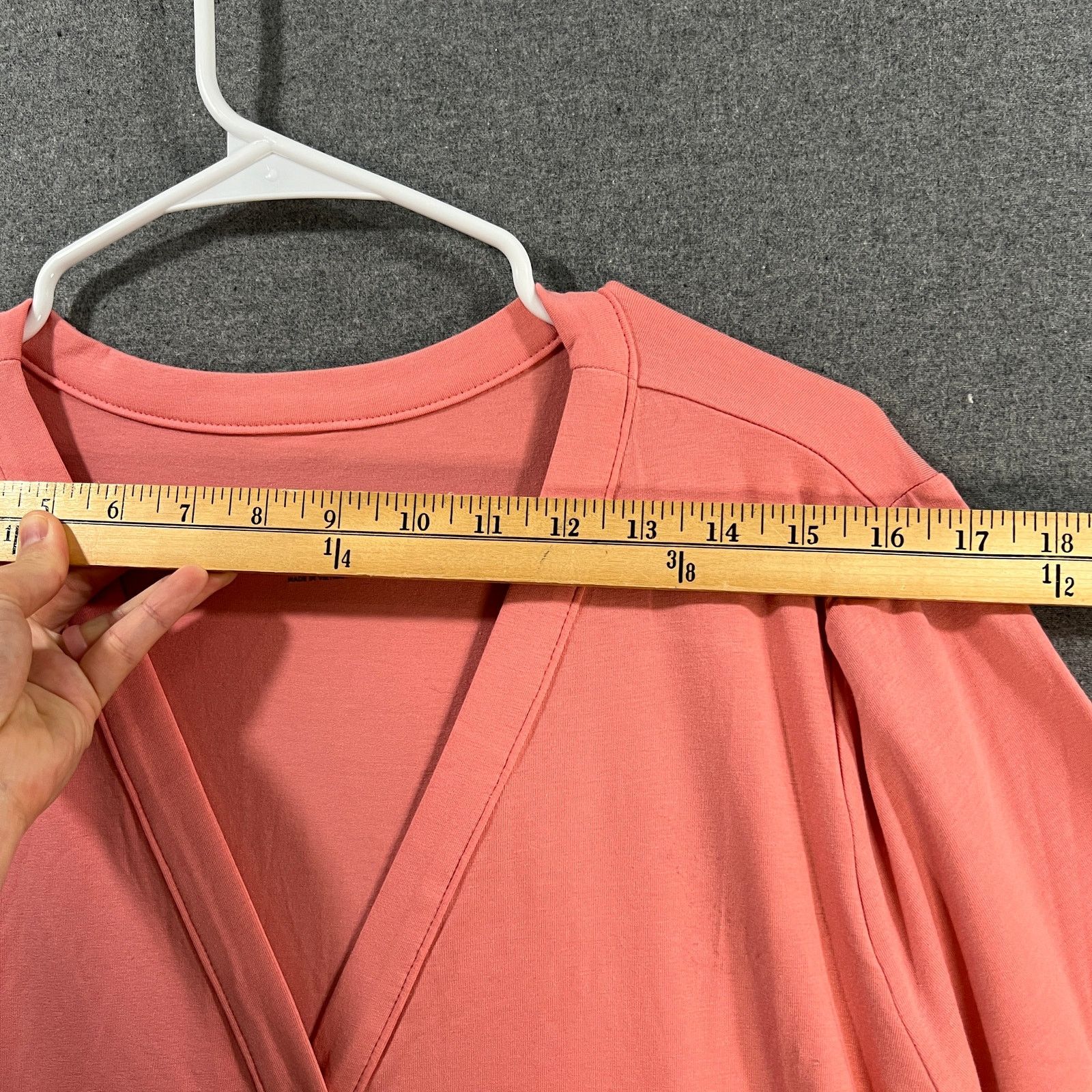 Other AnyBody Cozy Knit Button Front Long Cardigan Rose Size XL / US 12-14 / IT 48-50 - 6 Thumbnail