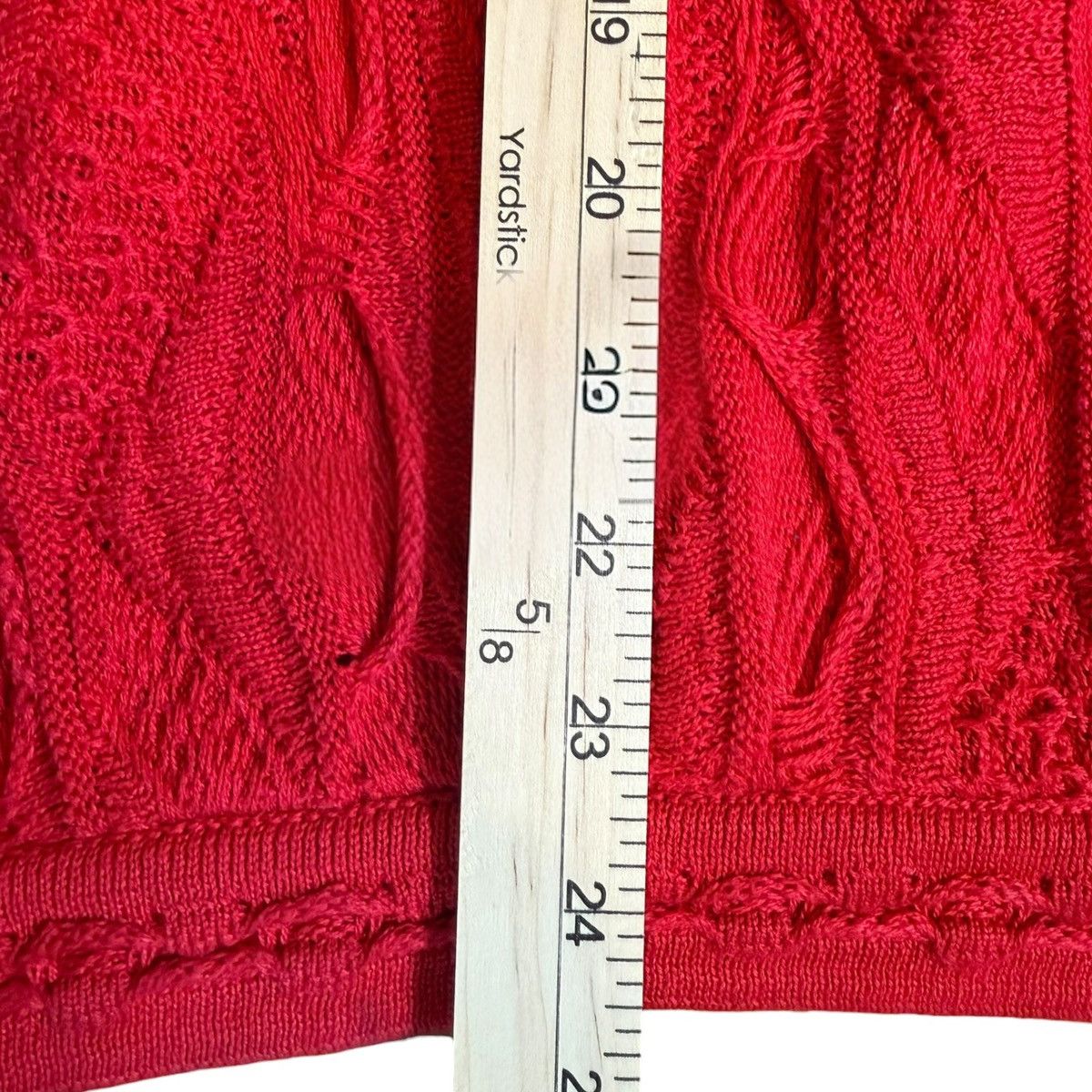 Coogi Vintage COOGI Australia 3D Knit Sweater Red Mens L Biggie Size US L / EU 52-54 / 3 - 4 Thumbnail