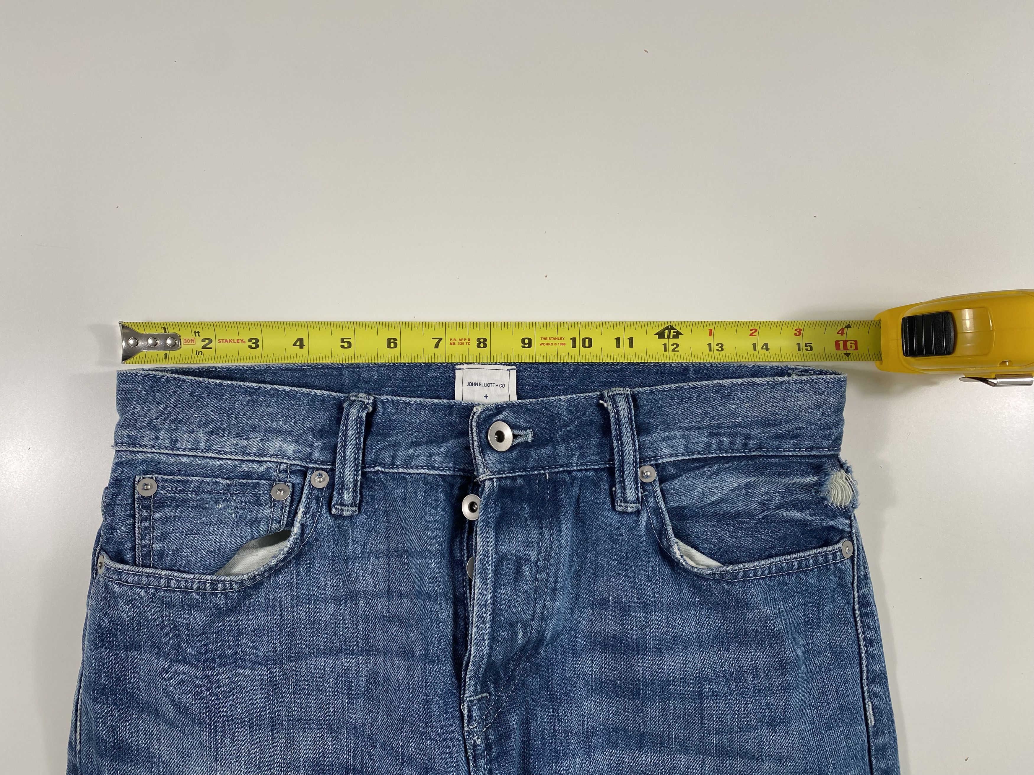 Gap × John Elliott John Elliott x GAP GQ JE Skinny S Blue Coast Jeans 30x30 Size US 30 / EU 46 - 8 Thumbnail