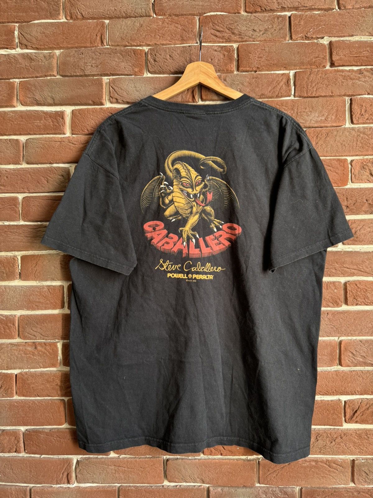 2006 00s VINTAGE POWELL PERALTA Caballero Dragon T SHIRT XL