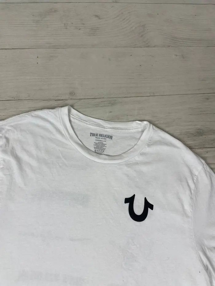 True Religion True Religion Multi Logo History T Shirt Japan Y2K Size US XXL / EU 58 / 5 - 3 Thumbnail