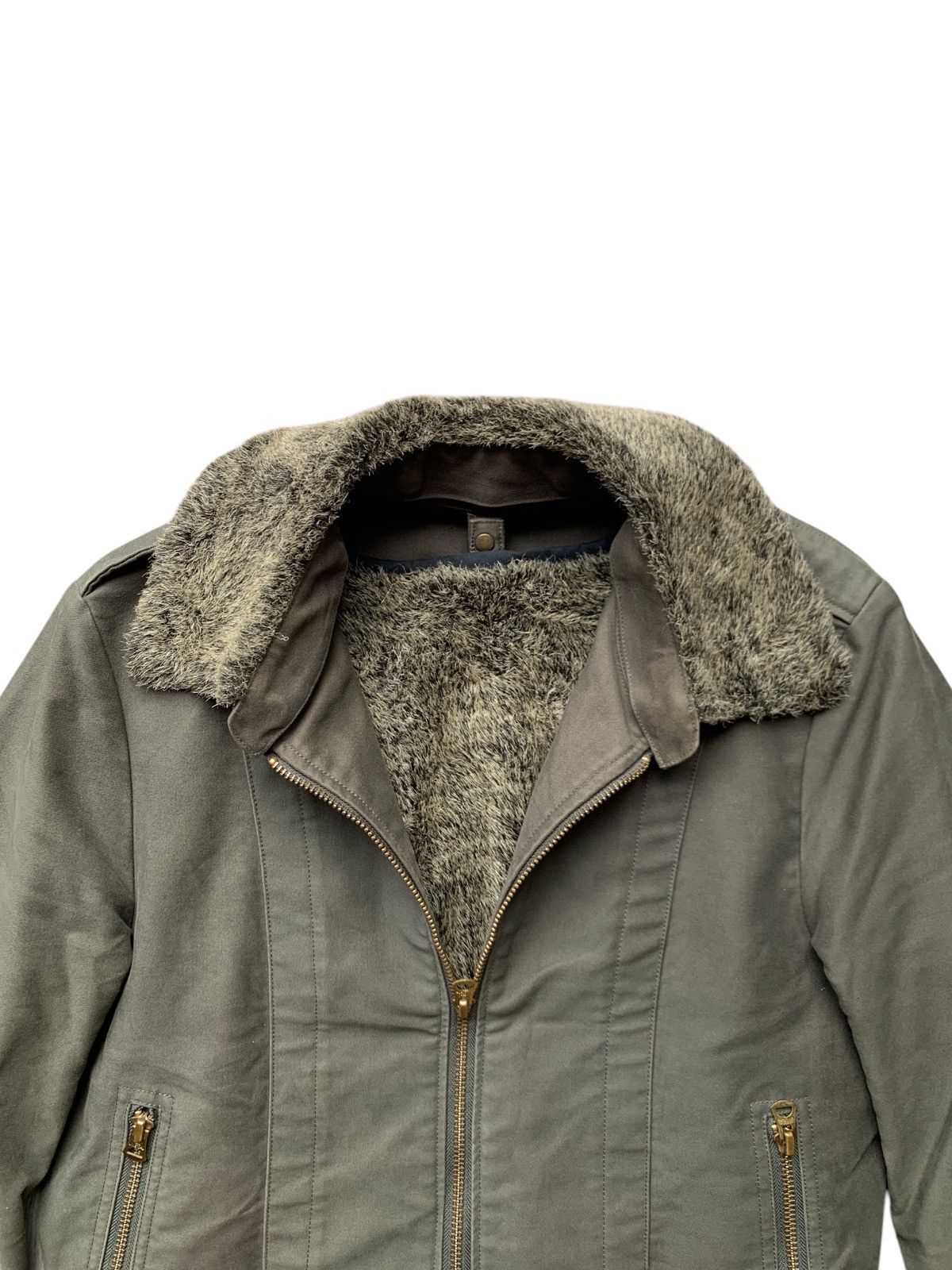 If Six Was Nine × Le Grande Bleu (L.G.B.) First Blow Faux Fur Shearling Jacket Size US M / EU 48-50 / 2 - 4 Thumbnail