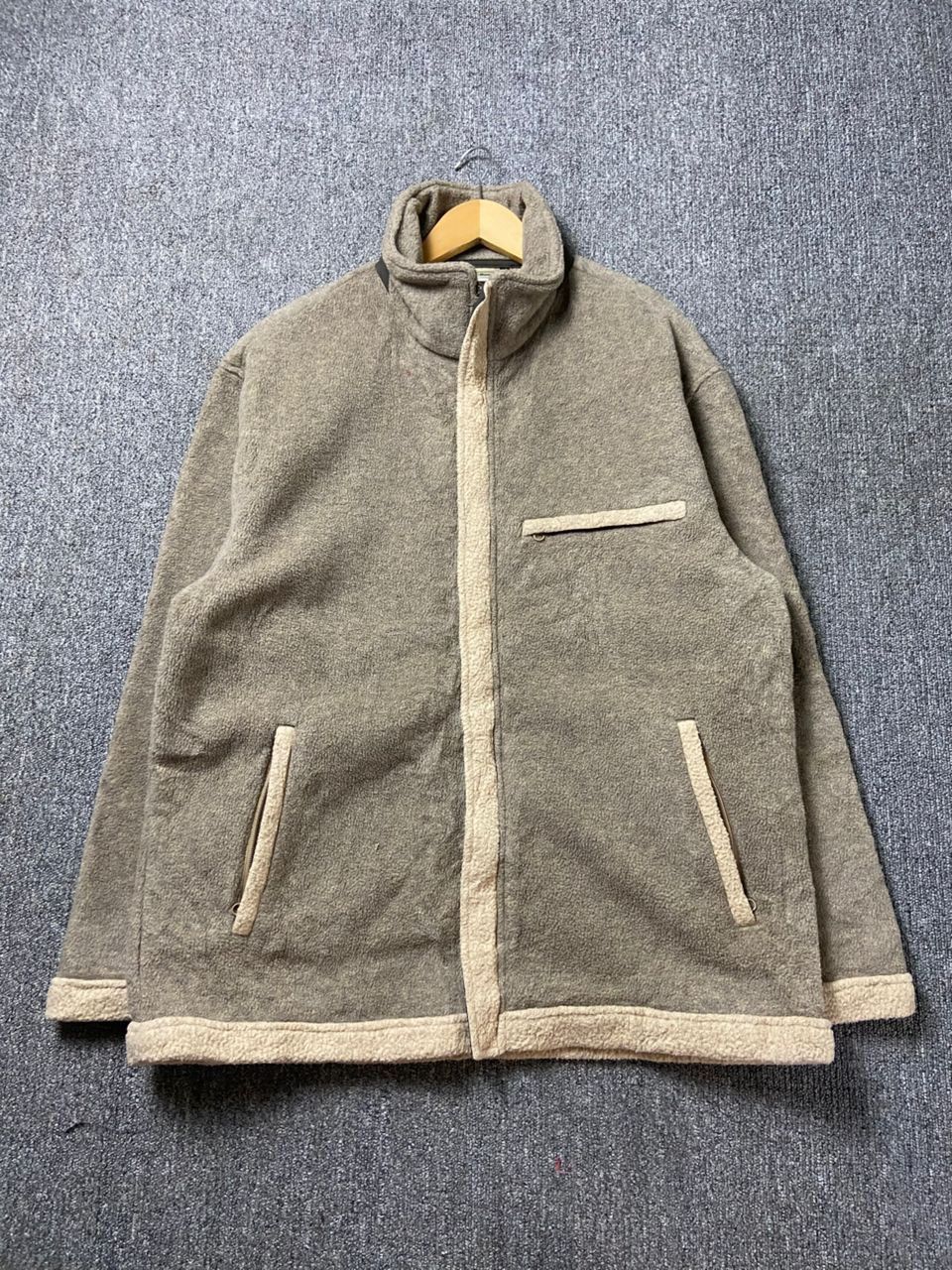 L.L. Bean Vintage L.L Bean Sherpa Fleece Zip Up Jacket (190) Size US L / EU 52-54 / 3 - 1 Thumbnail