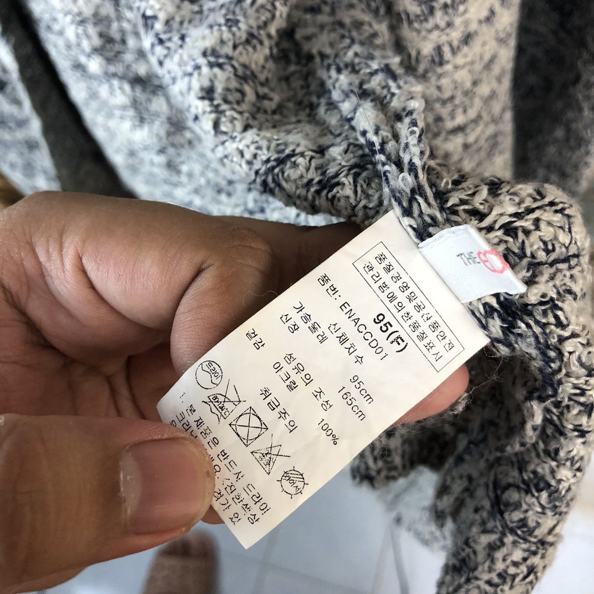 Japanese Brand Ecost Shop Grey knitwear Cardigan #A1343 Size US L / EU 52-54 / 3 - 9 Thumbnail