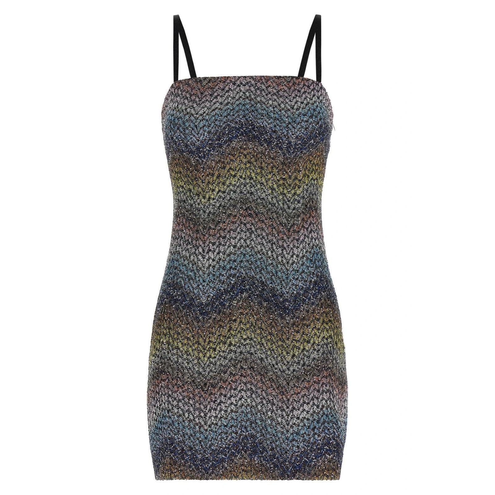 Missoni Lame Multicolor Viscose Dress Women, Women's